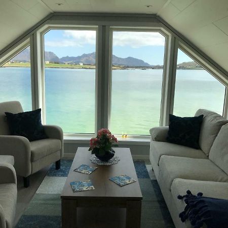 Luxurious Cabin By The Waterfront Leknes Buitenkant foto