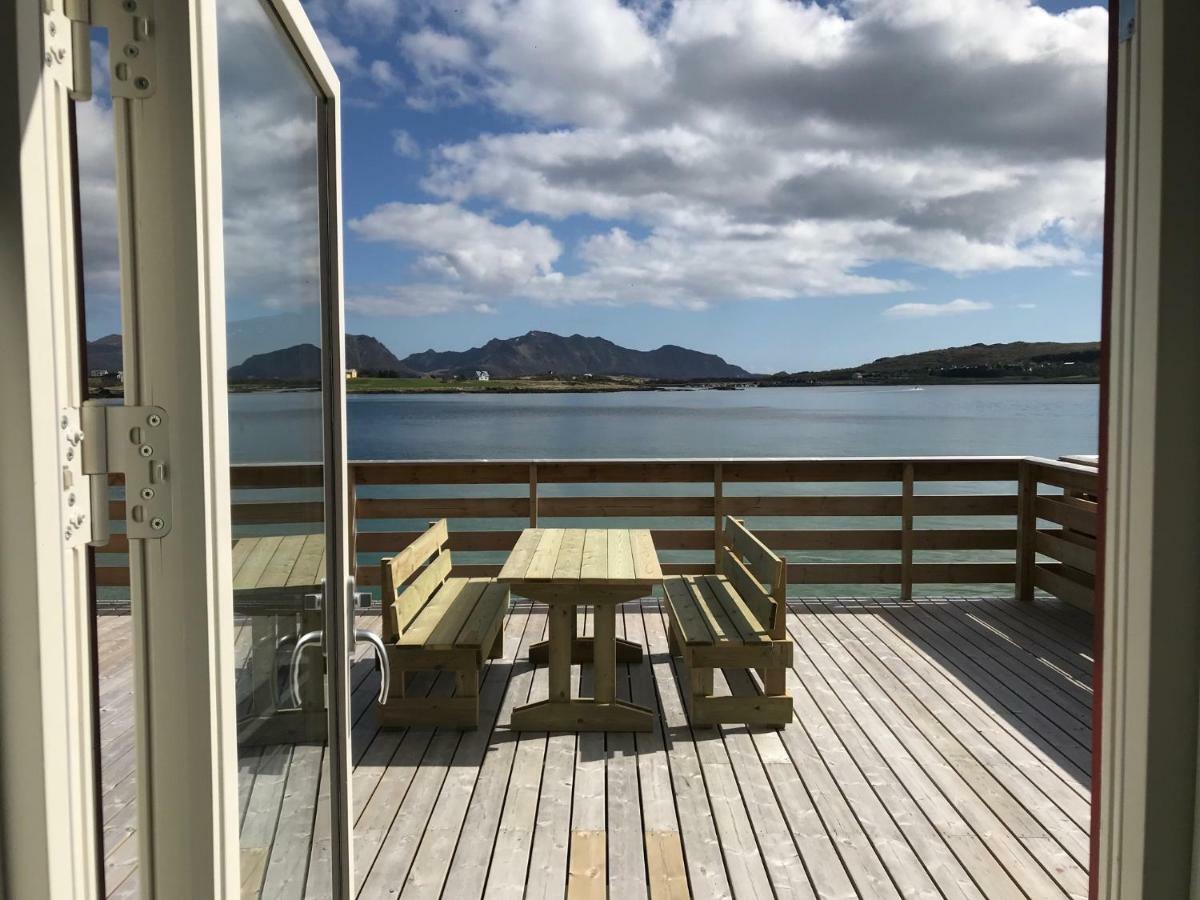 Luxurious Cabin By The Waterfront Leknes Buitenkant foto